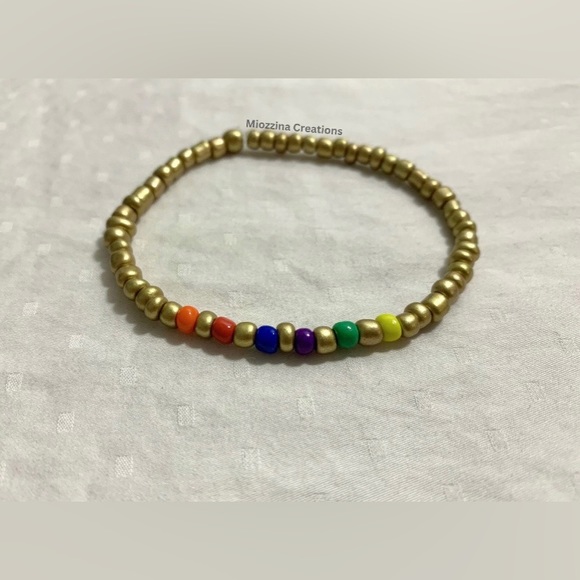 5/$20 (ENTIRE SHOP CLEARANCE) Infinity Gauntlet Marvel unisex handmade bracelet - Picture 3 of 4